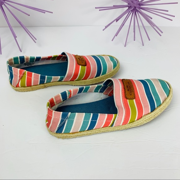 Coach Margret / Striped Canvas Espadrilles - Picture 7 of 8